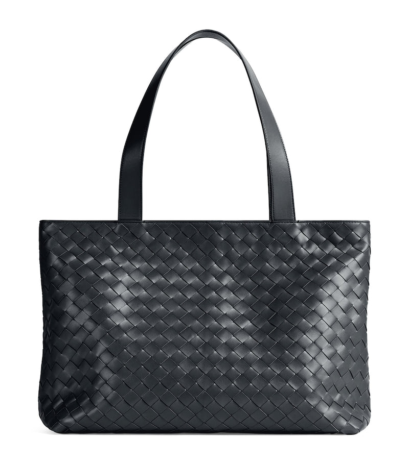 Bottega Veneta small leather zipped tote bag (British brand)