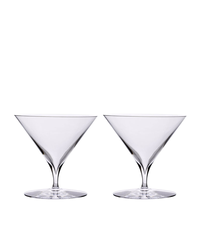 Waterford Elegance martini glasses set of 2 (British brand)