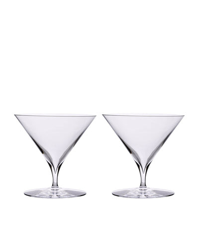 Harrods Waterford Sett med 2 Elegance Martini Glass- Kjøp online på McGrocer