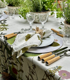 Summerill & Bishop Herb Garden Linen Tablecloth 165cm x 380cm (British brand)