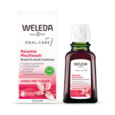 Holland & Barrett Weleda Ratanhia Organic Mouthwash 50ml- Buy online at McGrocer