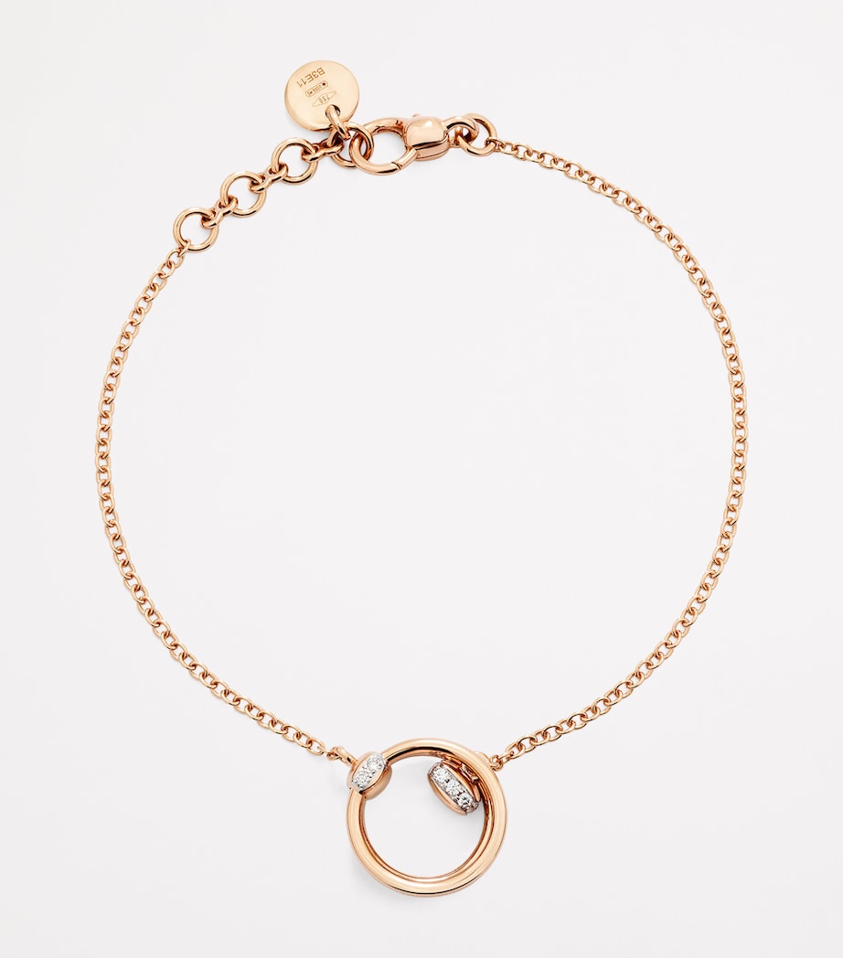 Pomellato Together rose gold diamond bracelet - British product