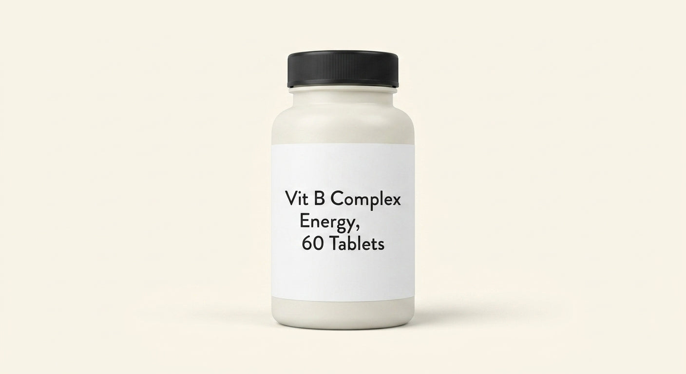 Holland & Barrett Vitamin B Kompleks 60 tabletter (Britisk merke)