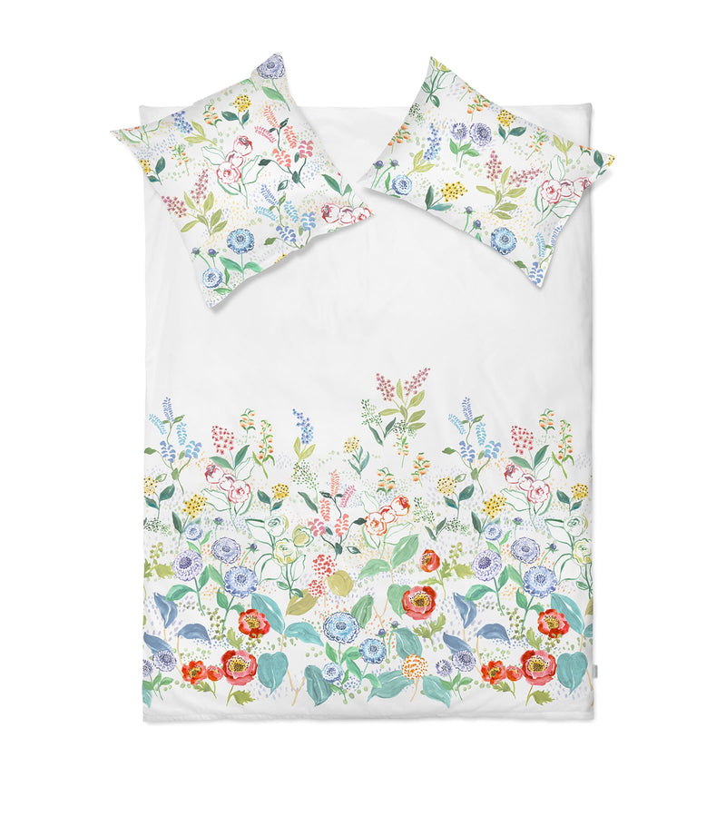 Floral Print Cotton Oxford Pillowcase 50cm x 75cm
