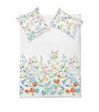 Floral Print Cotton Oxford Pillowcase 50cm x 75cm