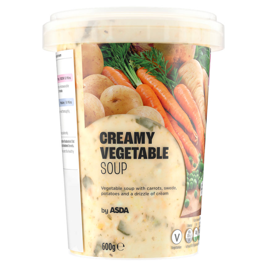 ASDA Creamy Vegetable Soup 600g