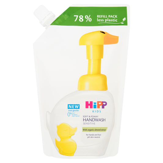 HiPP Kids Soft & Foamy Handwash Duck Refill 250ml toiletries Sainsburys   