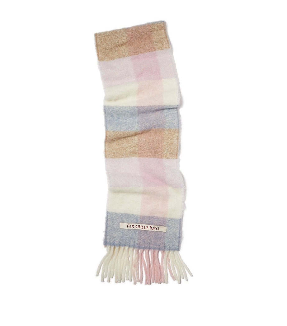 MAX&Co. check fringed scarf - British product