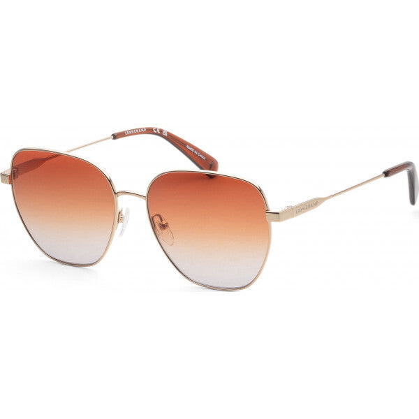 Longchamp brown metal sunglasses LO168S, UK version
