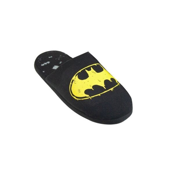 DC Comics Mens Batman Logo Slippers (8.5) GOODS Superdrug   