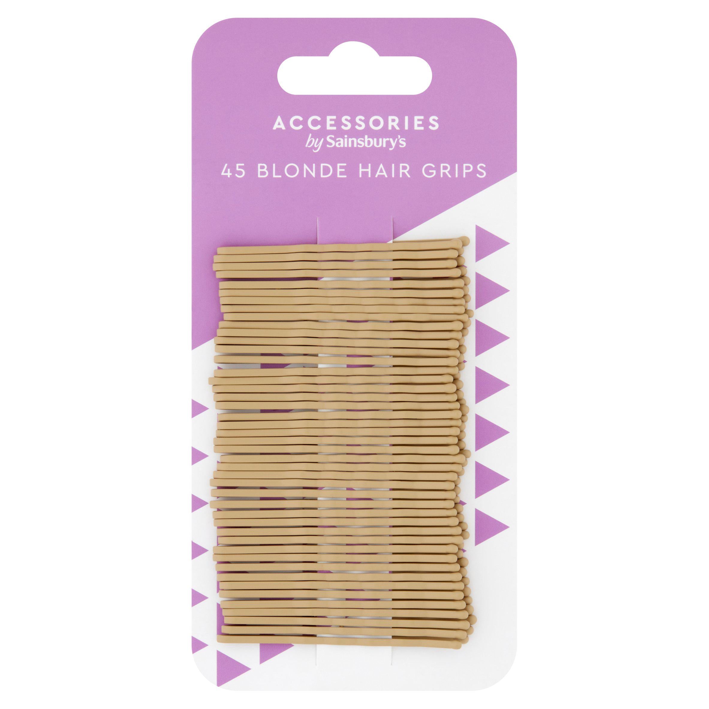 Sainsbury's Hair Grips Blonde x45 Hair accessories Sainsburys   