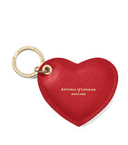 Aspinal of London leather heart keyring (British brand)