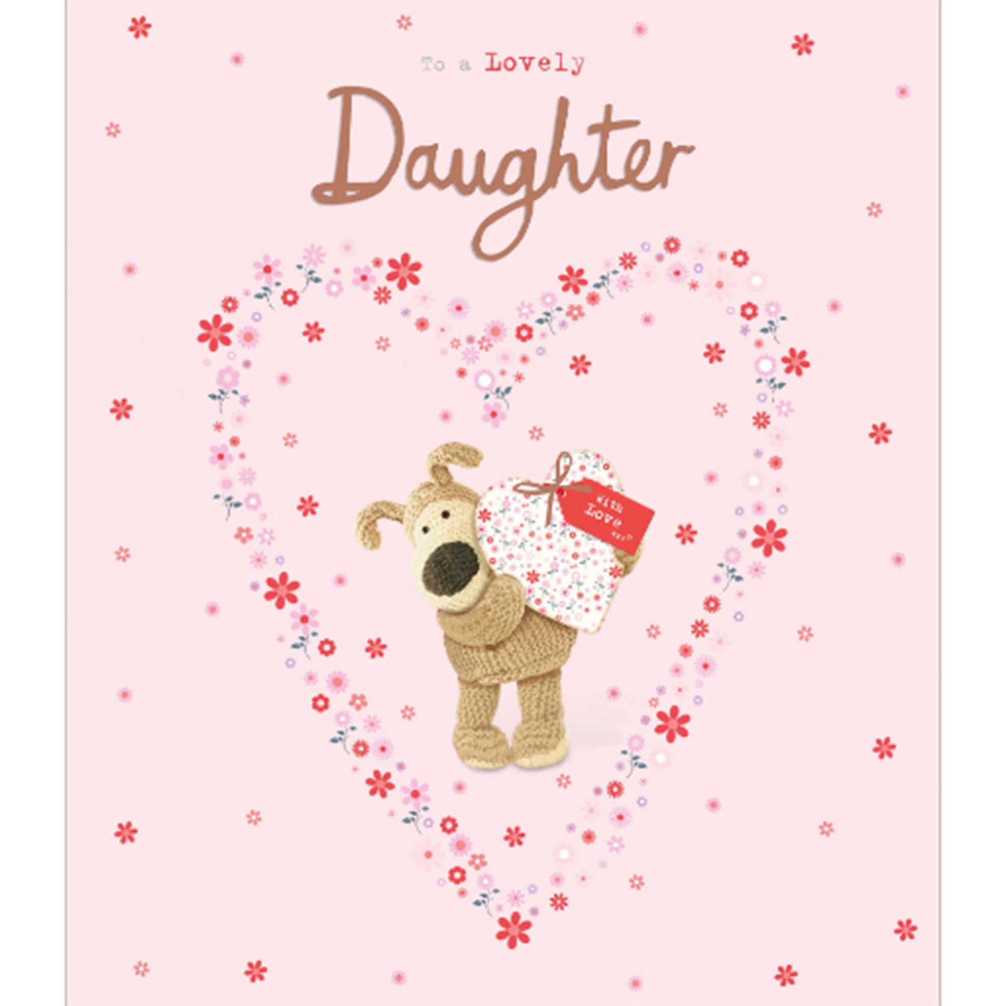 Carlton To a lovely Daughter With Love Birthday Greeting Card GOODS Sainsburys   