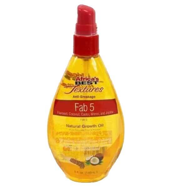 Africas Best Fab 5 Natural Growth Oil, UK version