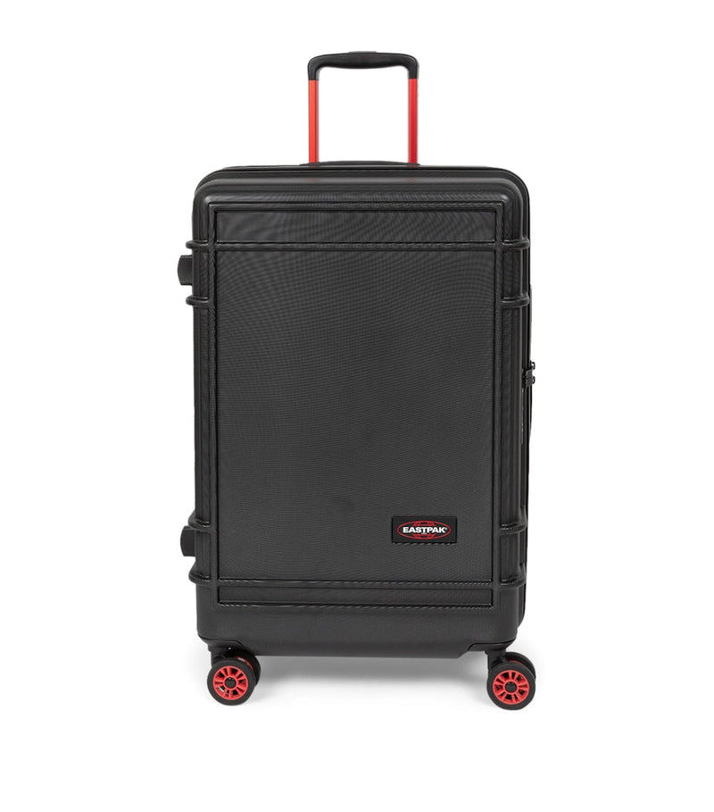 Hardwearing Recycled Polycarbonate Spinner Suitcase in Marine Hue