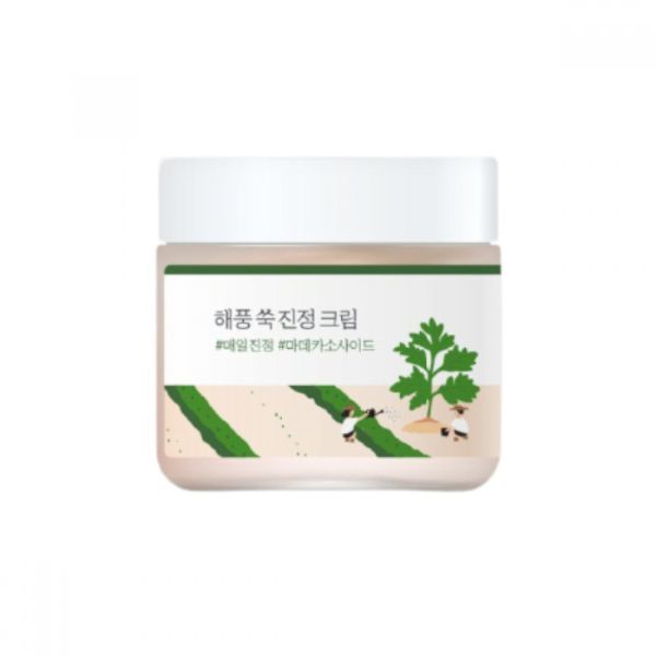 ROUND LAB Mugwort Calming Cream 80ml, imported from the UK