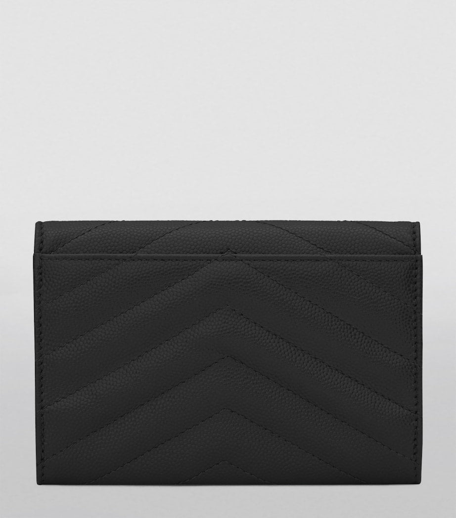 Saint Laurent leather quilted wallet, UK version