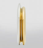 Saint Laurent peaked cuff bracelets gold and silver set, UK version