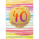 40th Birthday Card