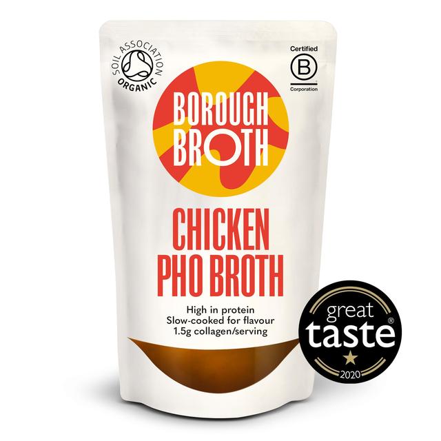 Borough Broth Organic Chicken Pho Broth   400g GOODS M&S   