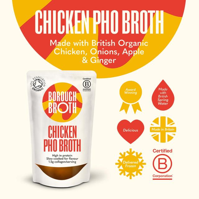 Borough Broth Organic Chicken Pho Broth   400g GOODS M&S   