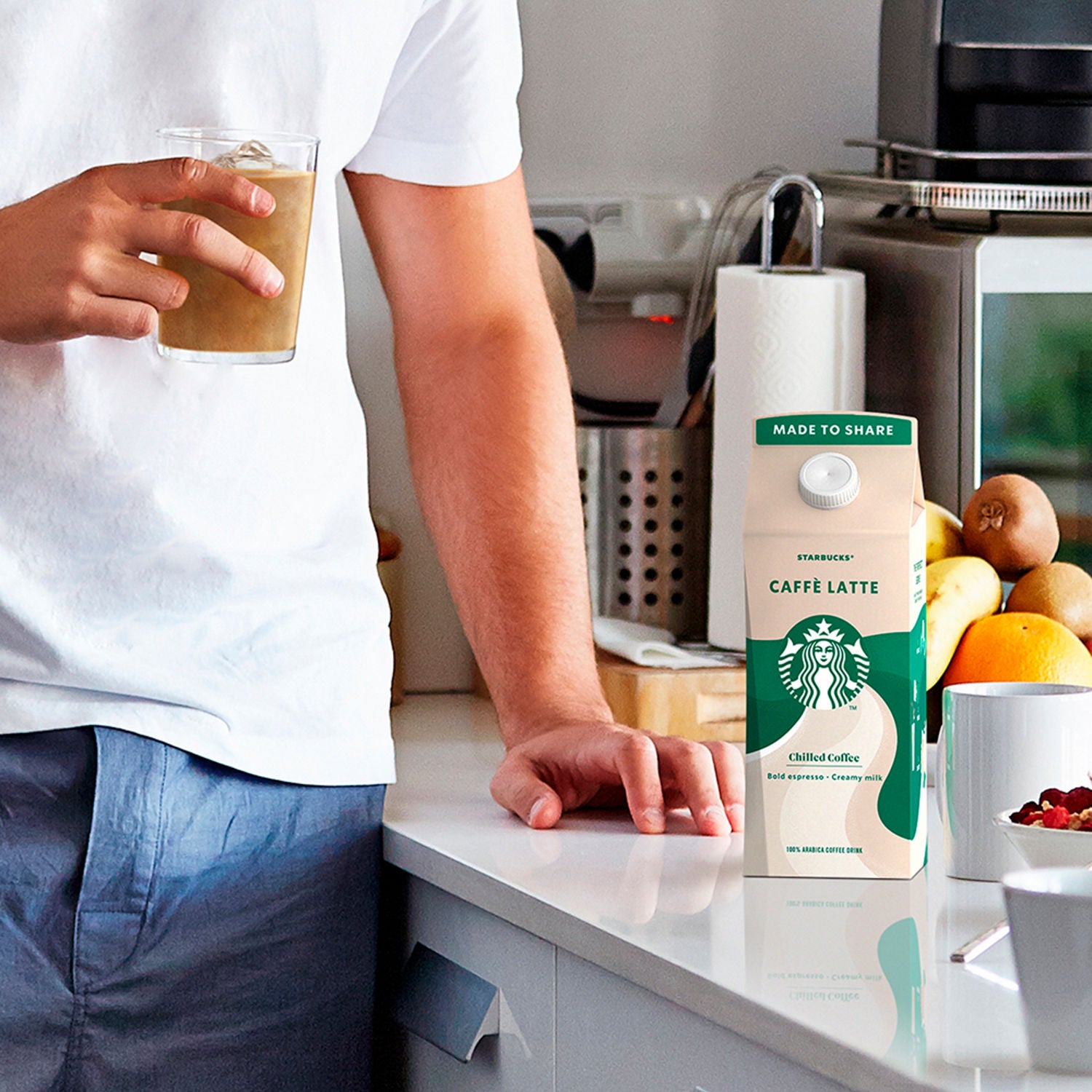 Starbucks Caffè Latte Iced Coffee 750ml (British brand)