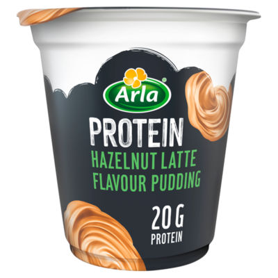 Arla protein pudding Hazelnut Latte flavour 200g, UK version