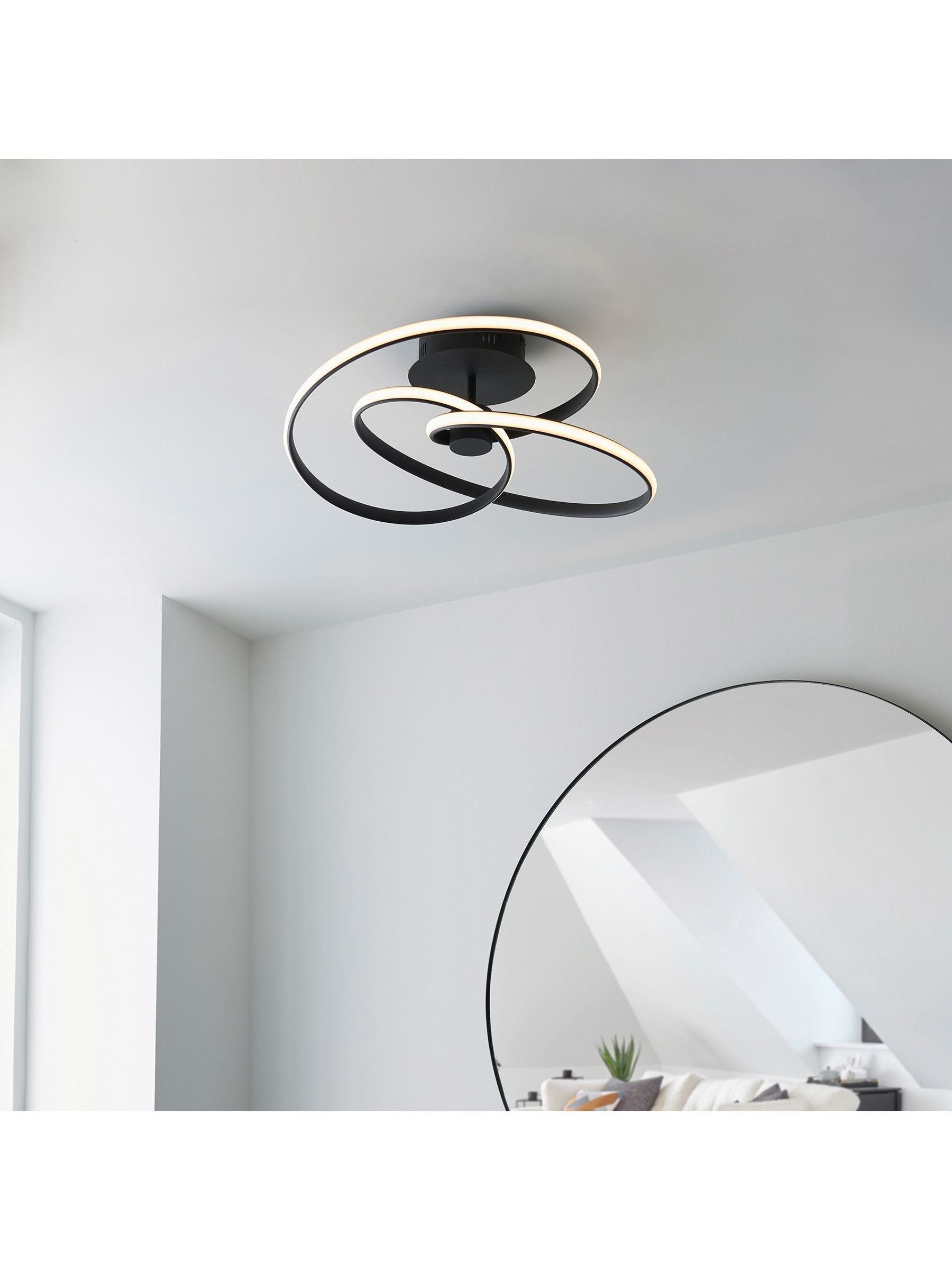 Gallery Home Black Delta Ceiling Pendant Light