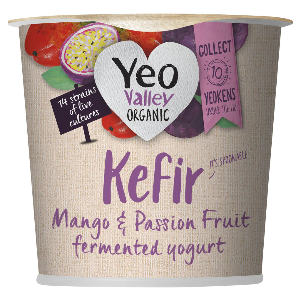 Yeo Valley Organic Kefir Mango & Passionfruit Yogurt 350g