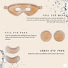 Sensse Glacial Glow cooling face and eye mask set 6-piece, imported from the UK