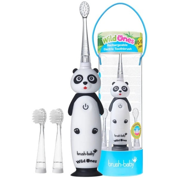 Brush Baby Kids Electric Toothbrush Panda Gift Set - British product