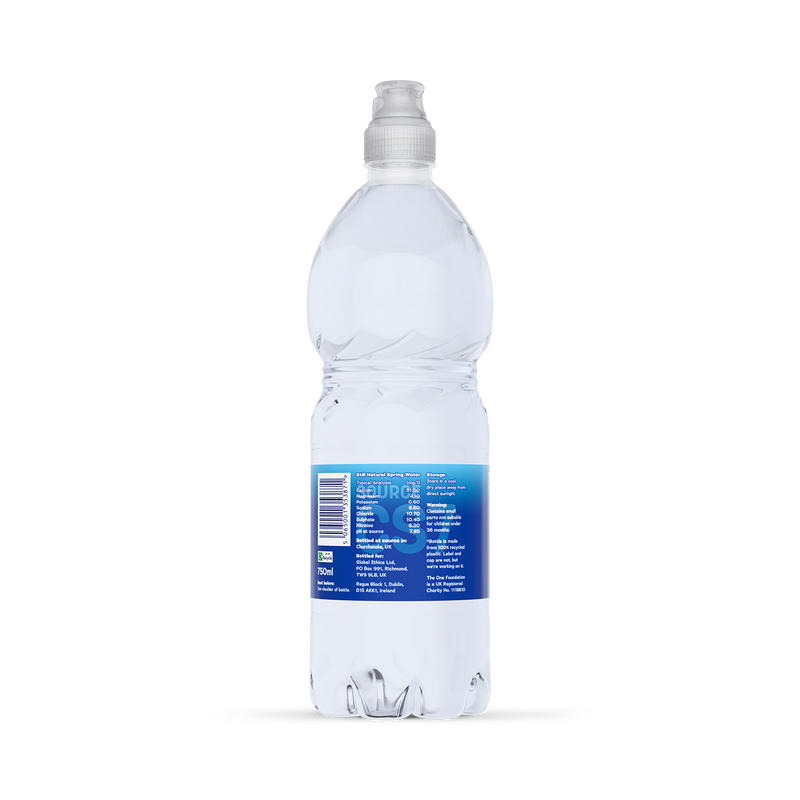 One Water still spring water 750ml sports cap (British brand)