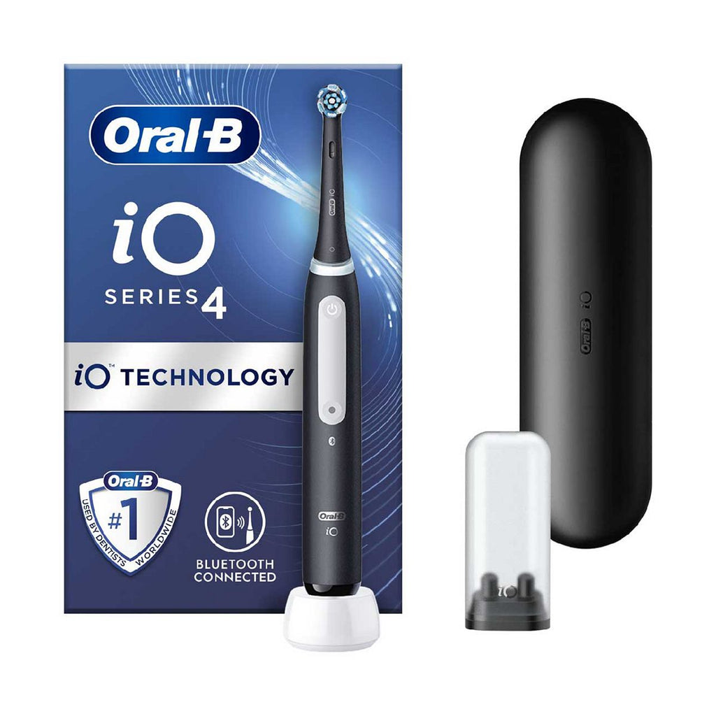 Oral-B iO4 Electric Toothbrush - Black (+Travel Case)