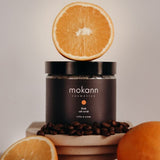 Mokann body salt scrub coffee & orange 300g (British brand)