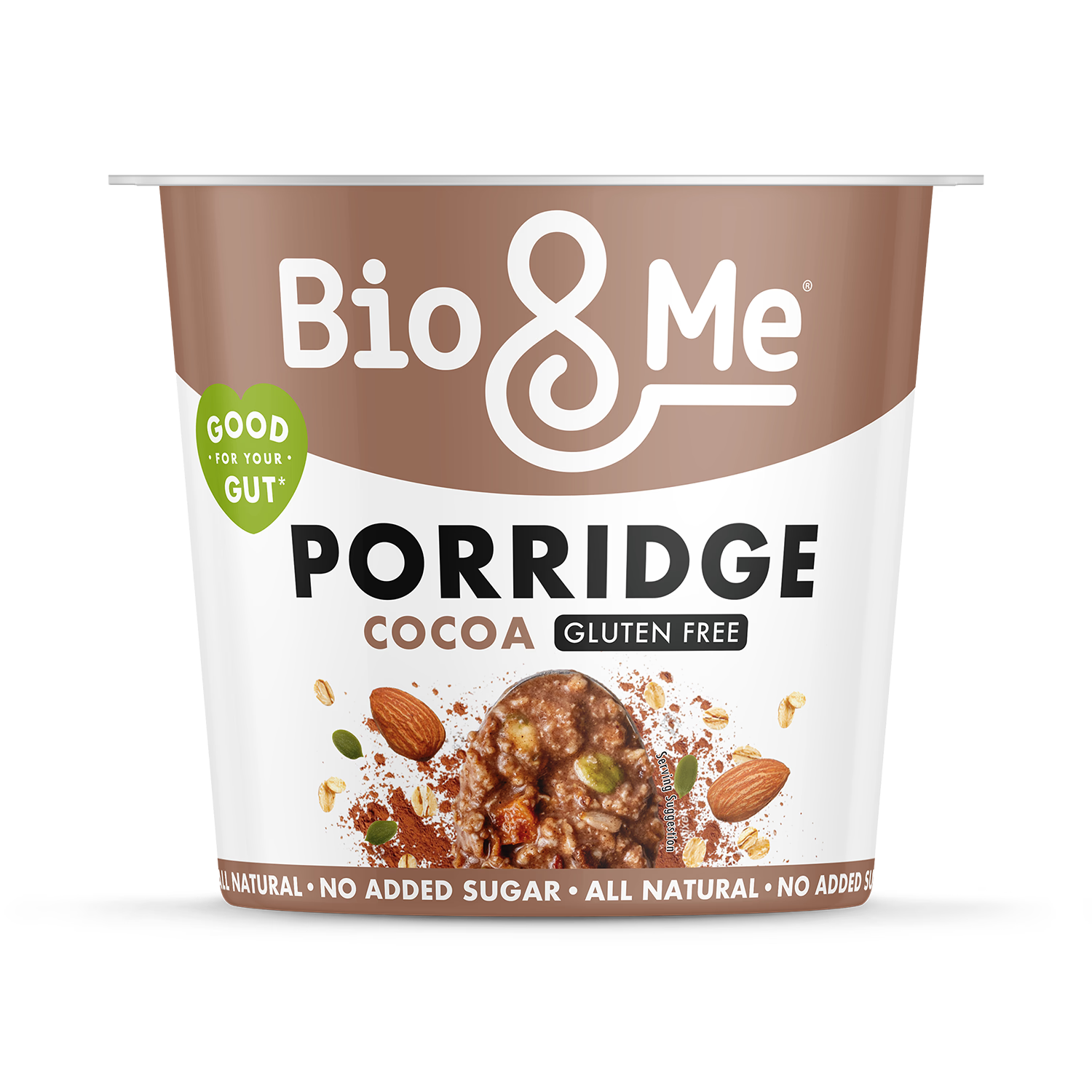 Bio & Me porridge pot cocoa 58g - British product