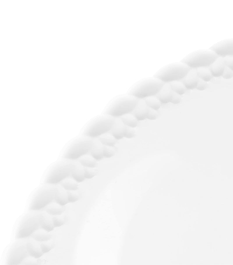 Christofle porcelain dinner plate with braided edge 27cm - British product