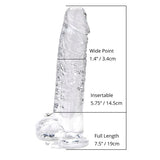 Loving Joy dildo with balls 7 inch - British product