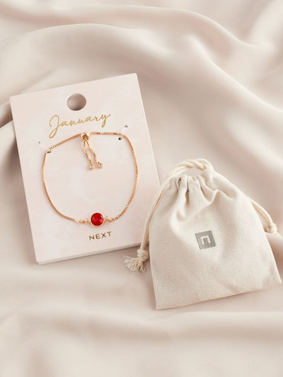 Next Gold Tone Birthstone Pully Bracelet Fashion Jewellery- Buy online at McGrocer