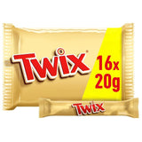 Twix Caramel & Milk Chocolate Fingers Funsize Biscuit Snack Bars Multipack   333g GOODS M&S   