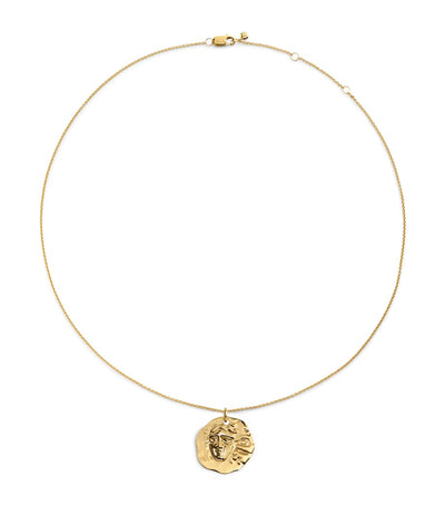 Harrods Monica Vinader Gold Vermeil Zodiac Gemini Necklace- Buy online at McGrocer