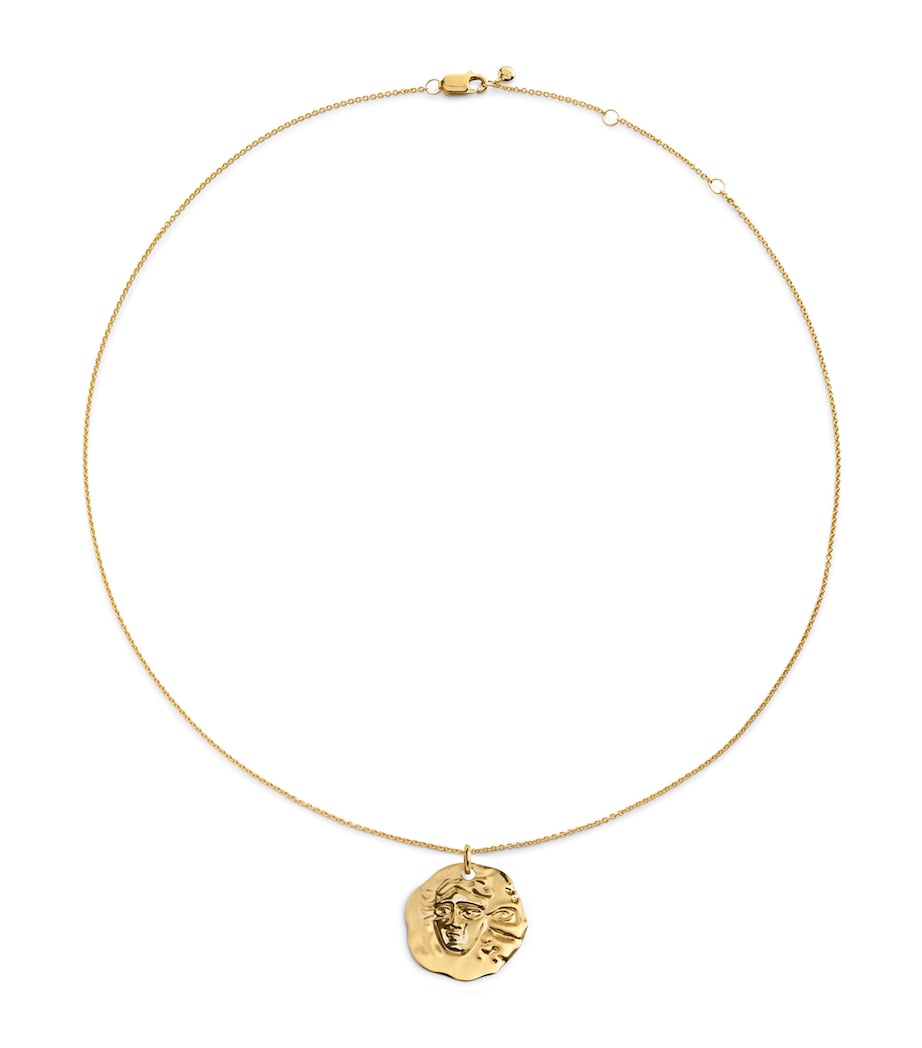 Monica Vinader gold vermeil zodiac Gemini necklace (British brand)