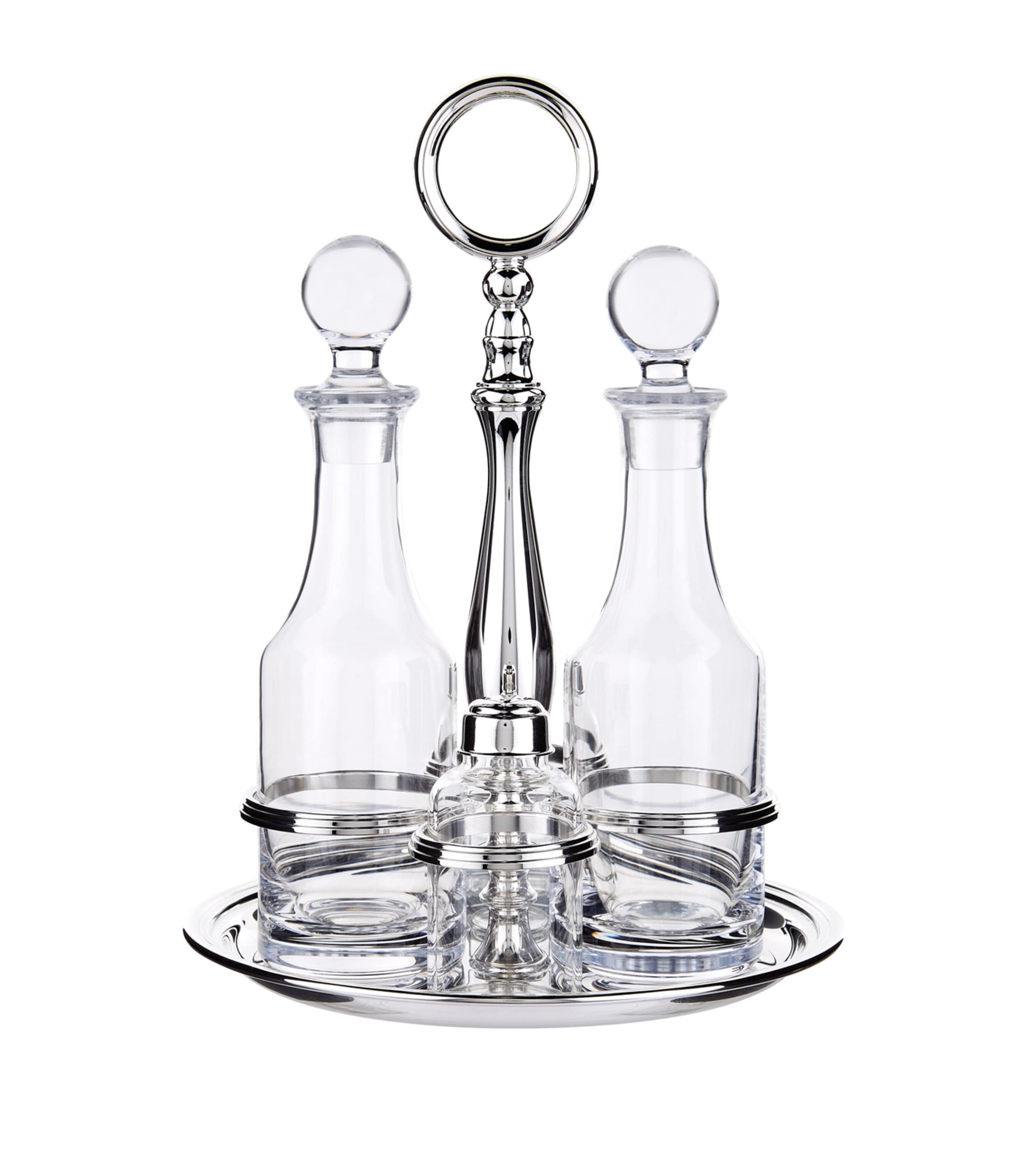 Greggio silver plated Georgian cruet set - British product