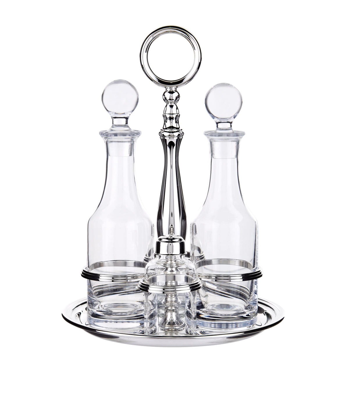 Greggio silver plated Georgian cruet set - British product