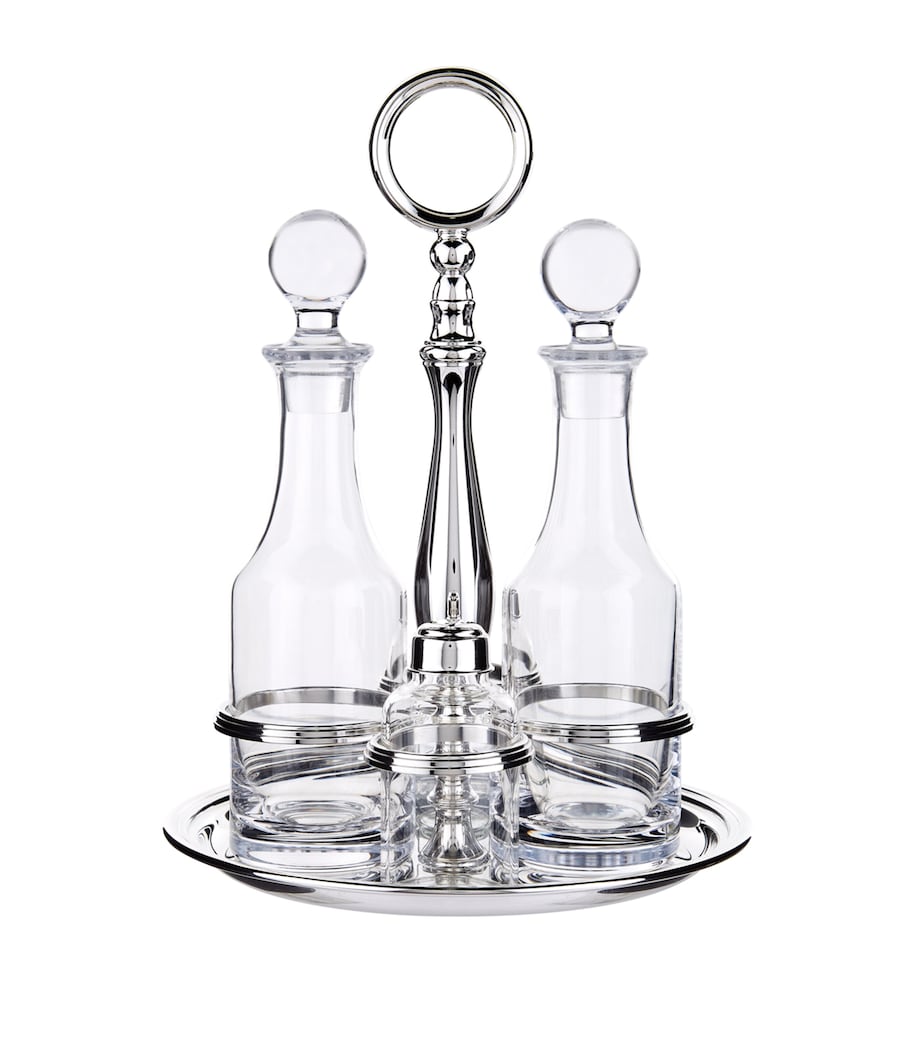 Greggio silver plated Georgian cruet set - British product