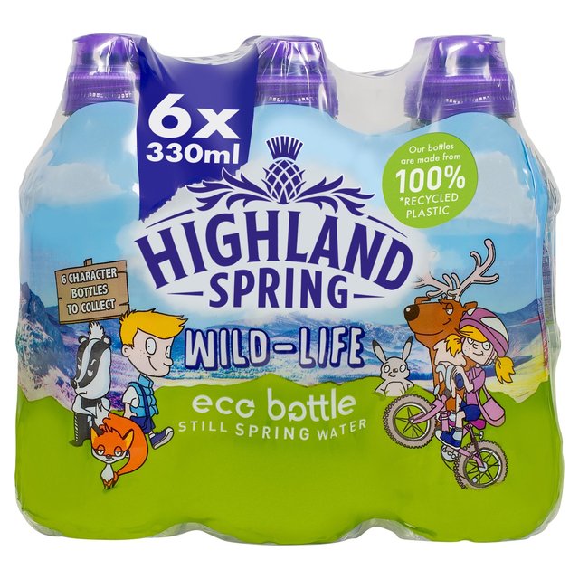 Highland Spring Kids Eco Still Water   6 x 330ml GOODS M&S   