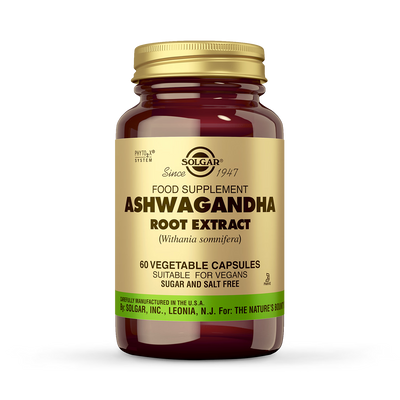 Solgar Gélules d'Extrait de Racine d'Ashwagandha 60 unités