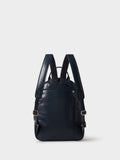 Osprey London blue leather backpack Adaline with quilted sleeve - British brand