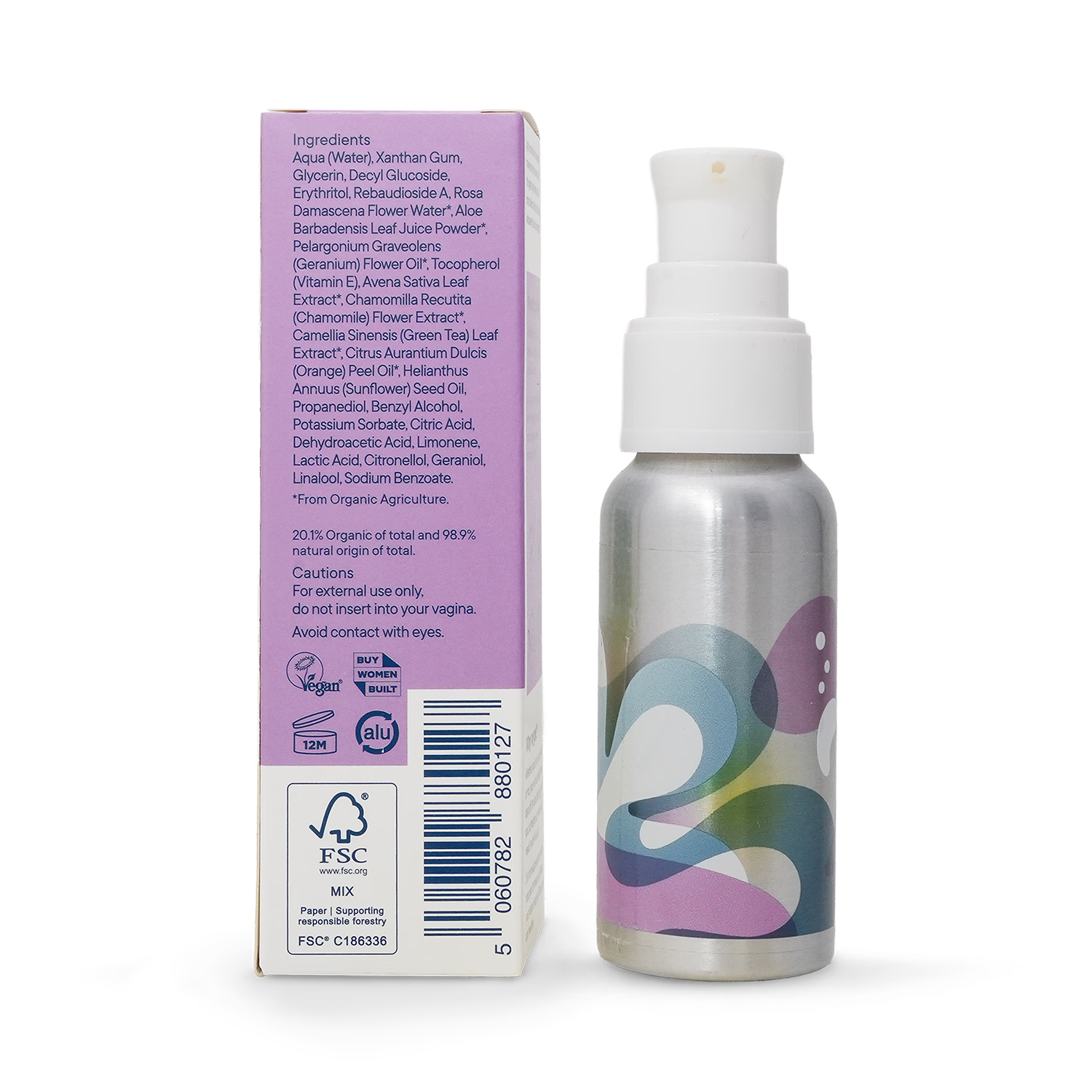 WYPE Viva la V intimate cleansing gel 50 ml, UK version