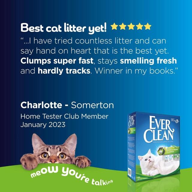 Ever Clean Extra Strong Scented Clumping Cat Litter   10L GOODS M&S   