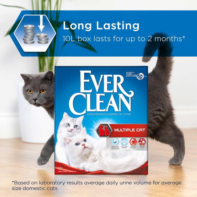 Ever Clean Multiple Cat Clumping Litter   10L GOODS M&S   